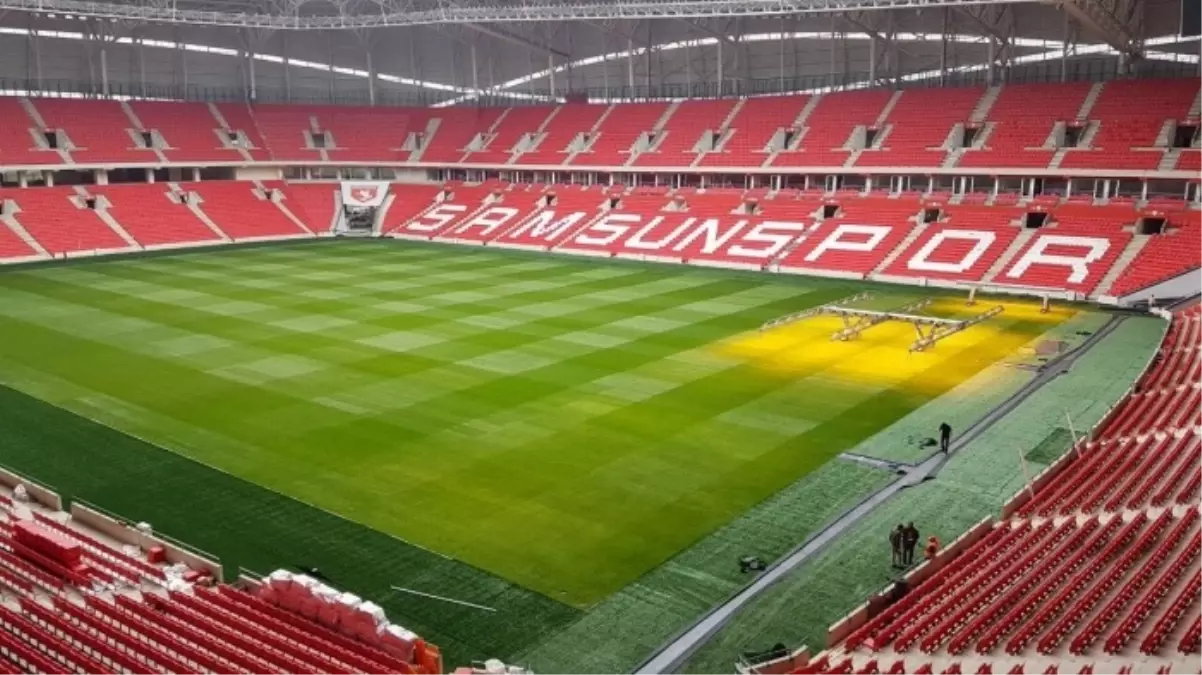 samsun 19 mayis stadyumu zemini degerlendirildi mMm961LH