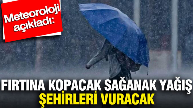 Meteoroloji Uyardı: Fırtına ve Sağanak Yağışlar Şehirlere Geliyor